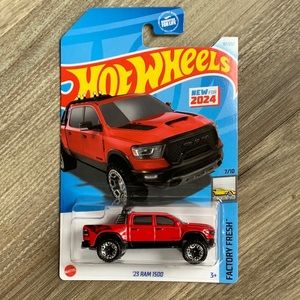 Hot Wheels 2023 Ram Red Truck 1500 Hotwheels Car 2024 Factory Fresh Diecast 🆕